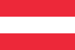 štátna vlajka Rakúska